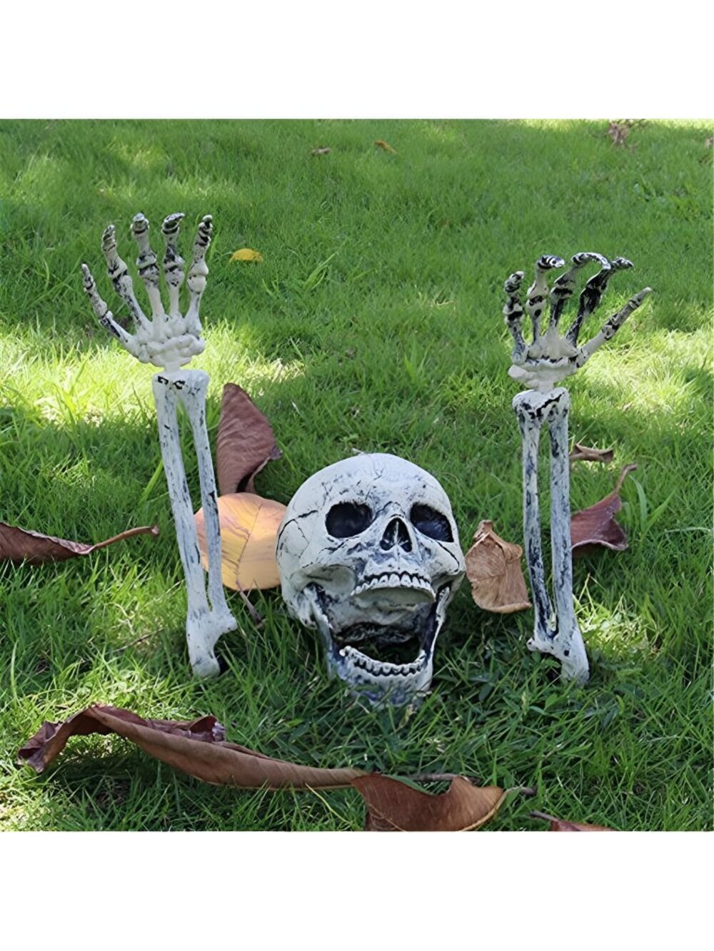 Realistic Skeleton Stakes Halloween Decorations for Lawn Stakes Garden